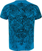 Sakkas Vines and Fleur De Lis Cotton Mens T-Shirt