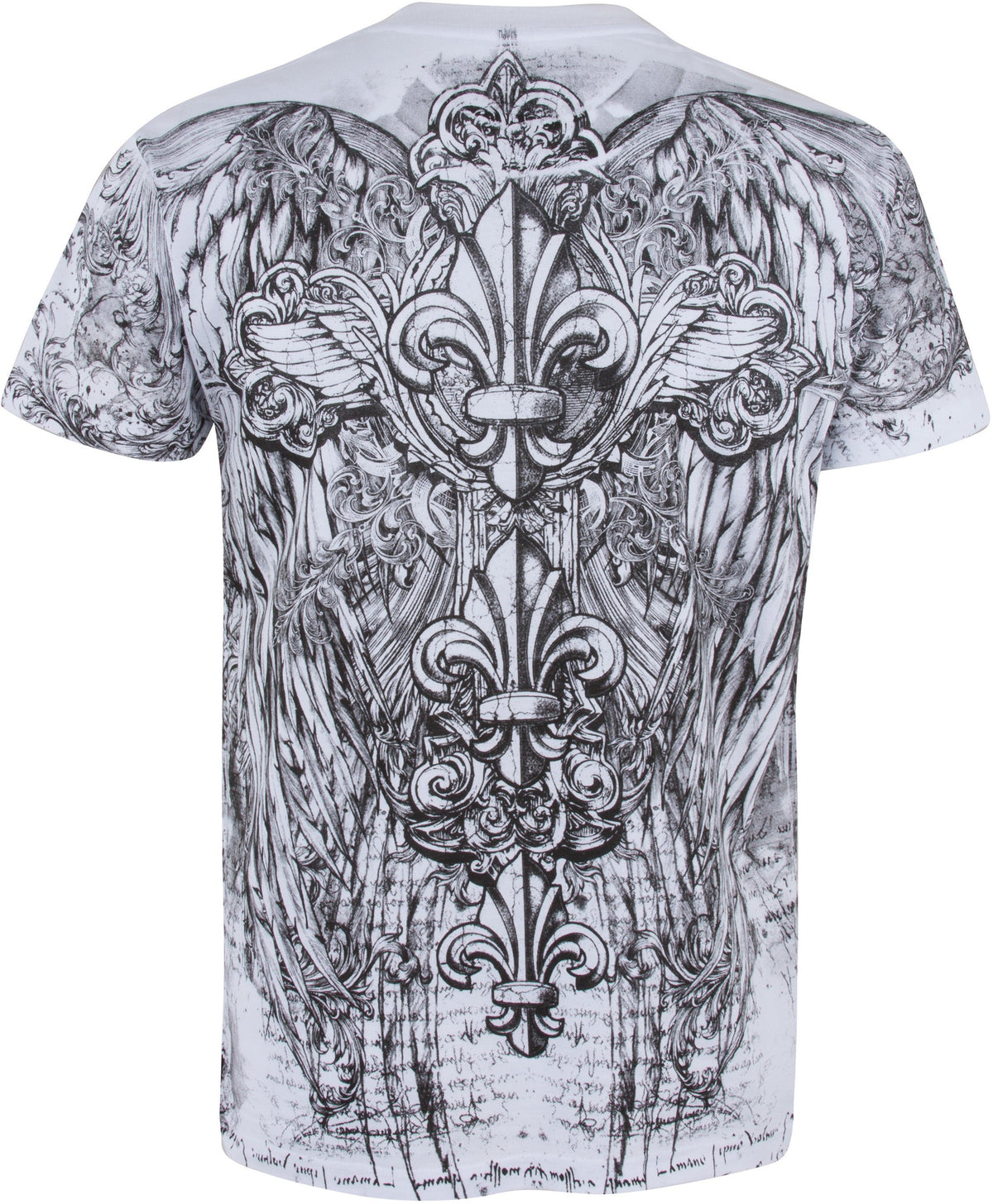Sakkas Vines and Fleur De Lis Cotton Mens T-Shirt