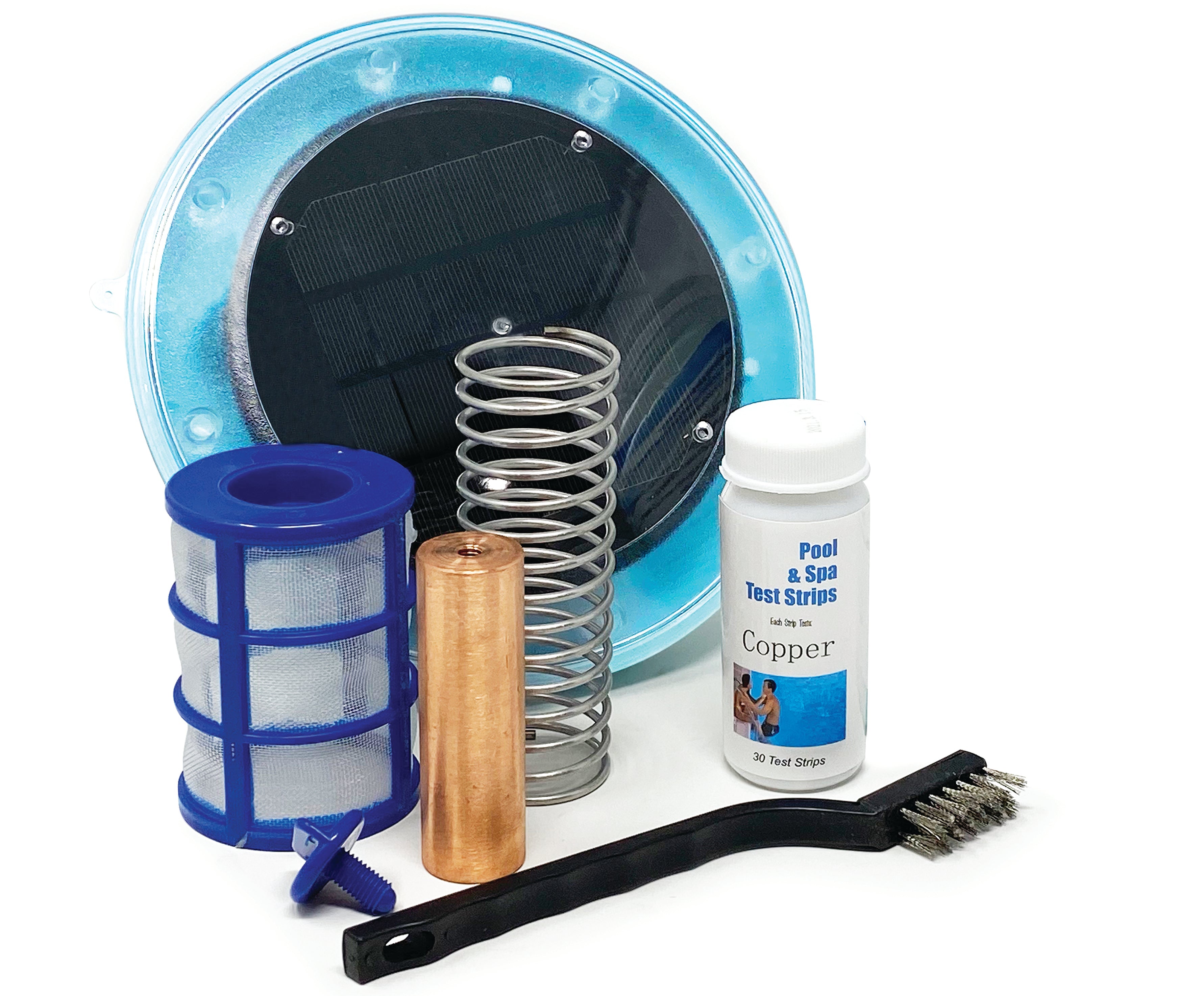No More Green™ Original Solar Pool Ionizer (Up to 35K Gallons) | Inground & Above Ground Pools | Lifetime Replacement Program