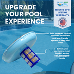 No More Green™ Original Solar Pool Ionizer (Up to 35K Gallons) | Inground & Above Ground Pools | Lifetime Replacement Program