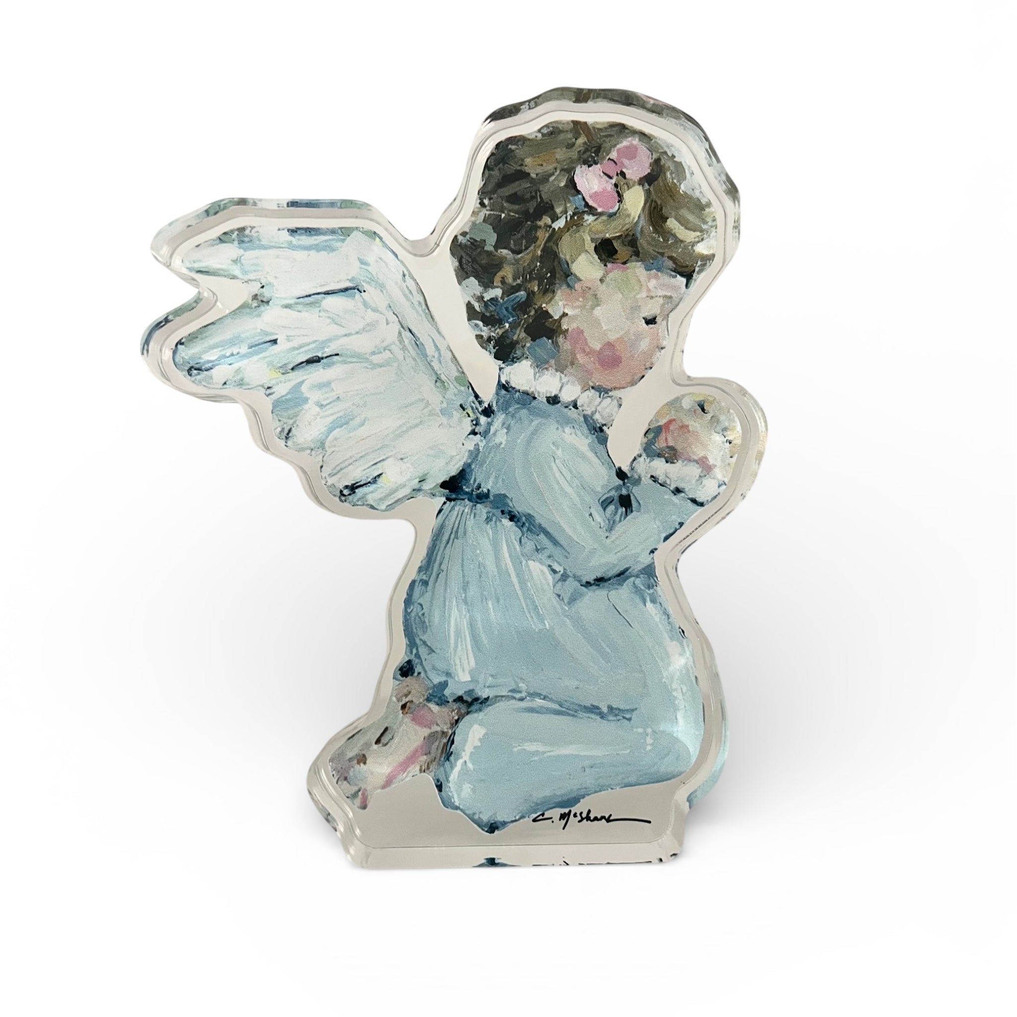Tiny Wings IV Angel Acrylic Tabletop Art