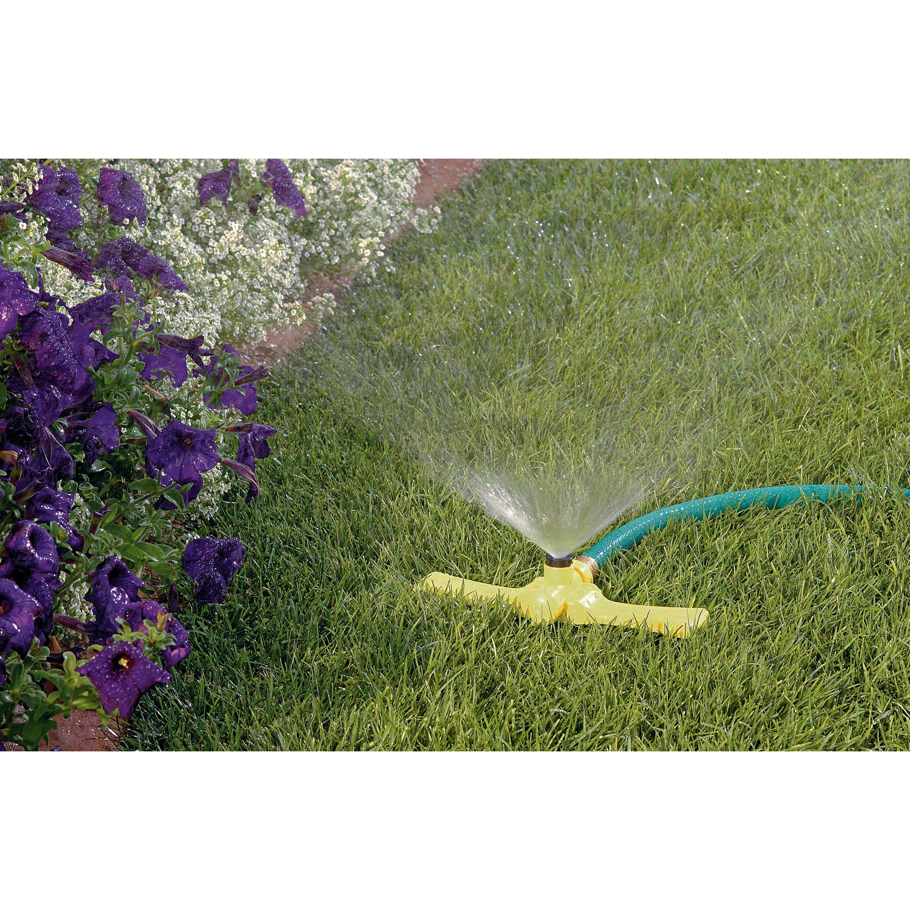 Port-A-Rain Hose Watering Sprinkler System with Fixed Nozzles 58092