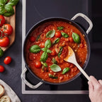 Ceramic Nonstick Sauté Pan with Lid, 3.5-Qt