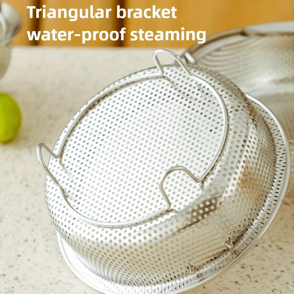 304 Stainless Steel Food Steamer Basket for Egg Meat Prssure Cooker Rice Steam Basket