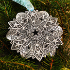 Snow Crystal 2026- Star Spangled Ornament (Aluminum)