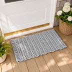 Solid Color Lobster Rope Doormat