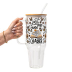Just One More Chapter Glass Cup