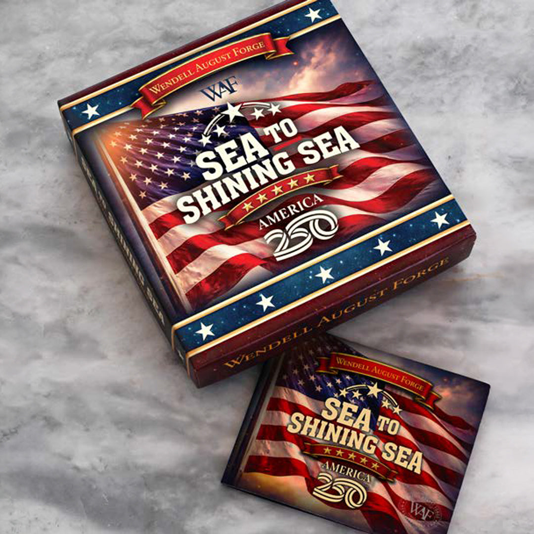 America250 Sea to Shining Sea Commemorative Ornament (Aluminum and Crystals)