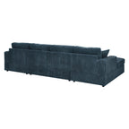 3 Piece Double Chaise Sectional Sofa