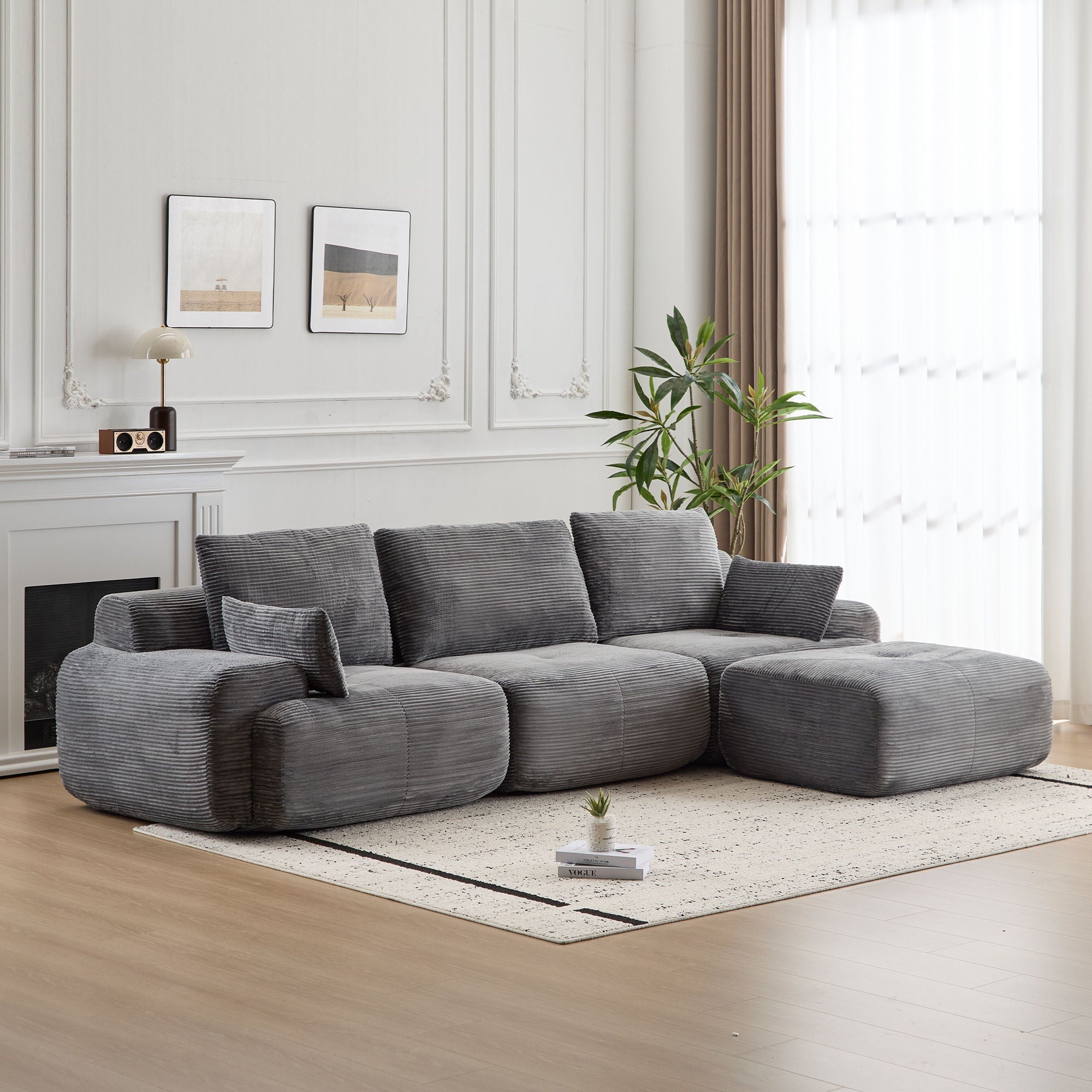 Compressed Sofa Large Sectional Couches for Living Room