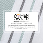 Decorative Cotton Stripe Bath Towel Set - Noelle Collection