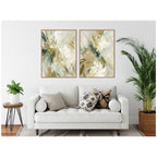 Garden No. 1 & No. 2 2 Piece Framed Canvas Wall Art Set by Amy Lighthall
