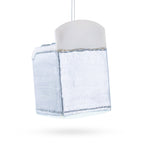 Silver Oven Stove Range Glass Christmas Ornament