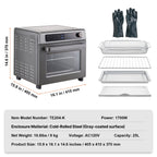 12-IN-1 Air Fryer Toaster Oven, 25L Convection Oven