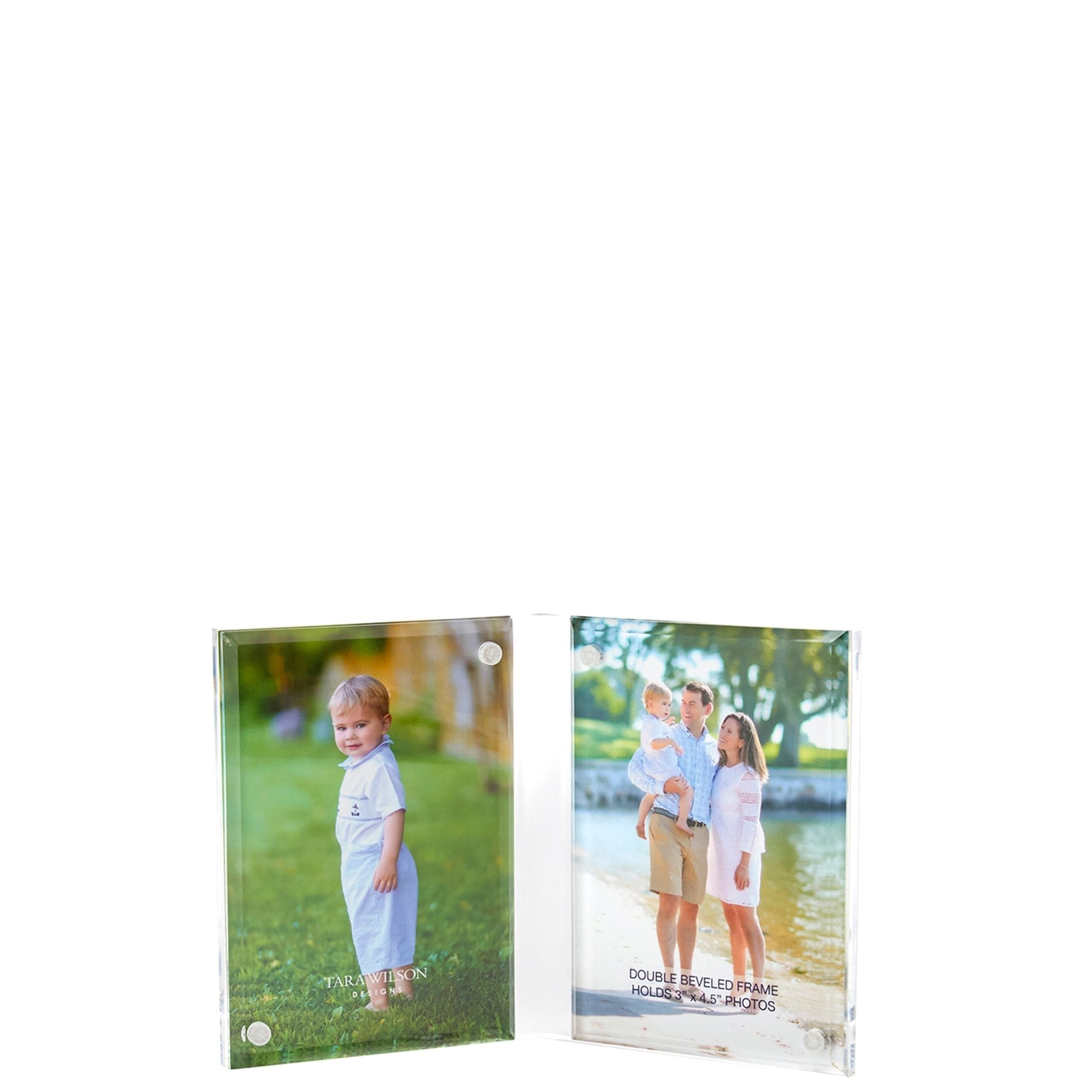Clear Acrylic Small Double Bevel Frame