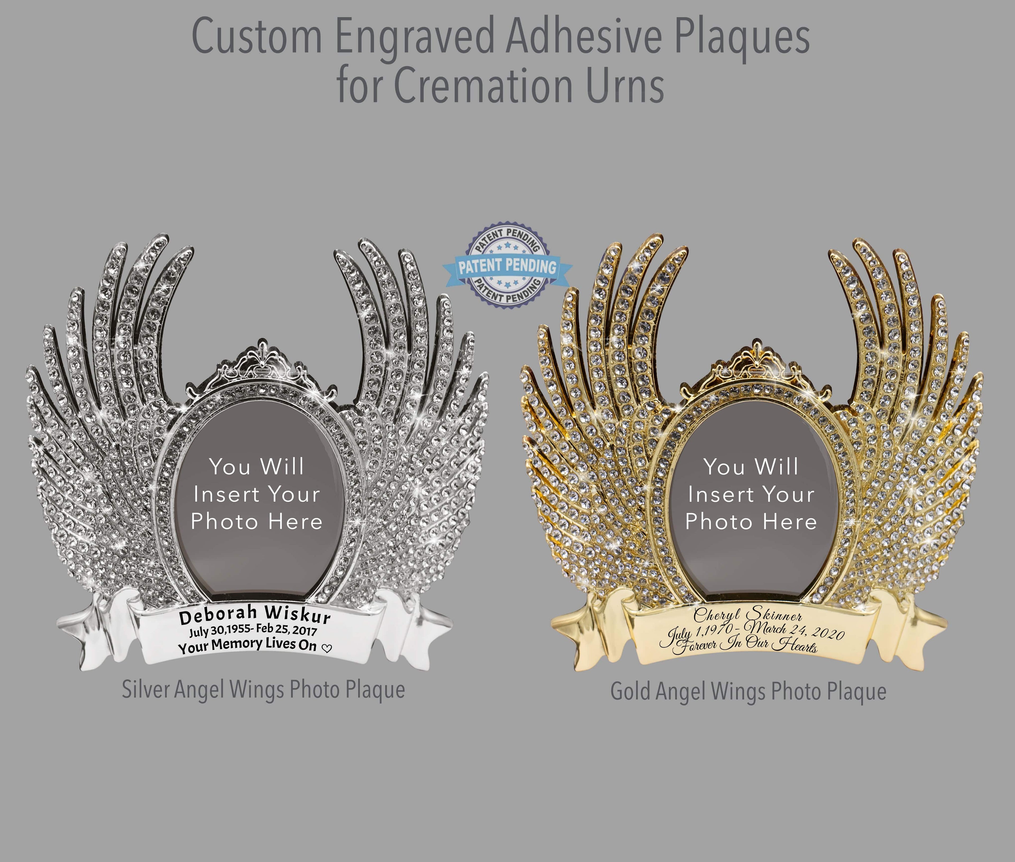 Custom Engraved Angel Photo Plaque