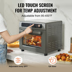12-IN-1 Air Fryer Toaster Oven, 25L Convection Oven