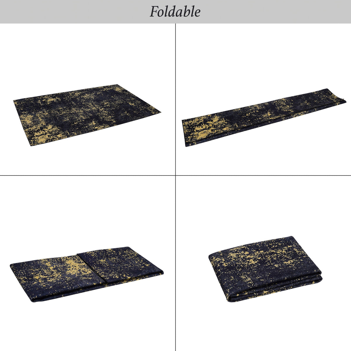 Maval - Abstract Washable Area Rug