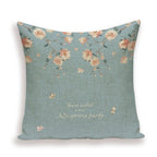 Decorative Plant Flower Throw Pillow Cover Soft Linen Cushion Cover For Living Room Couch Sofa Patio Outdoor Home Decor  Decorative Plant Flower Throw Pillow Covers For Couch Sofa Bed Modern Quality Design Cushion Cover 45x45cm