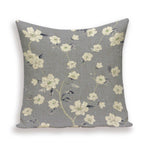 Decorative Plant Flower Throw Pillow Cover Soft Linen Cushion Cover For Living Room Couch Sofa Patio Outdoor Home Decor  Decorative Plant Flower Throw Pillow Covers For Couch Sofa Bed Modern Quality Design Cushion Cover 45x45cm