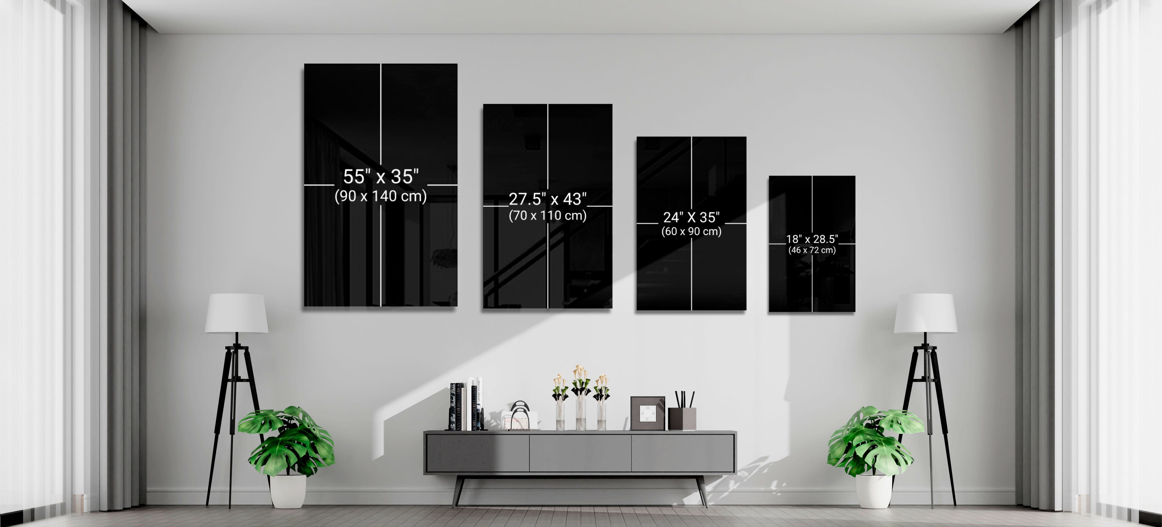 Proud Portrait Waving Flag American Eagle Glass Wall Art