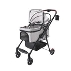 4-Wheel Foldable Pet Stroller for Dogs and Cats
