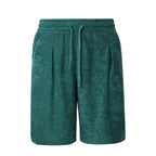 Mens Jacquard Casual Loose-fit Shorts
