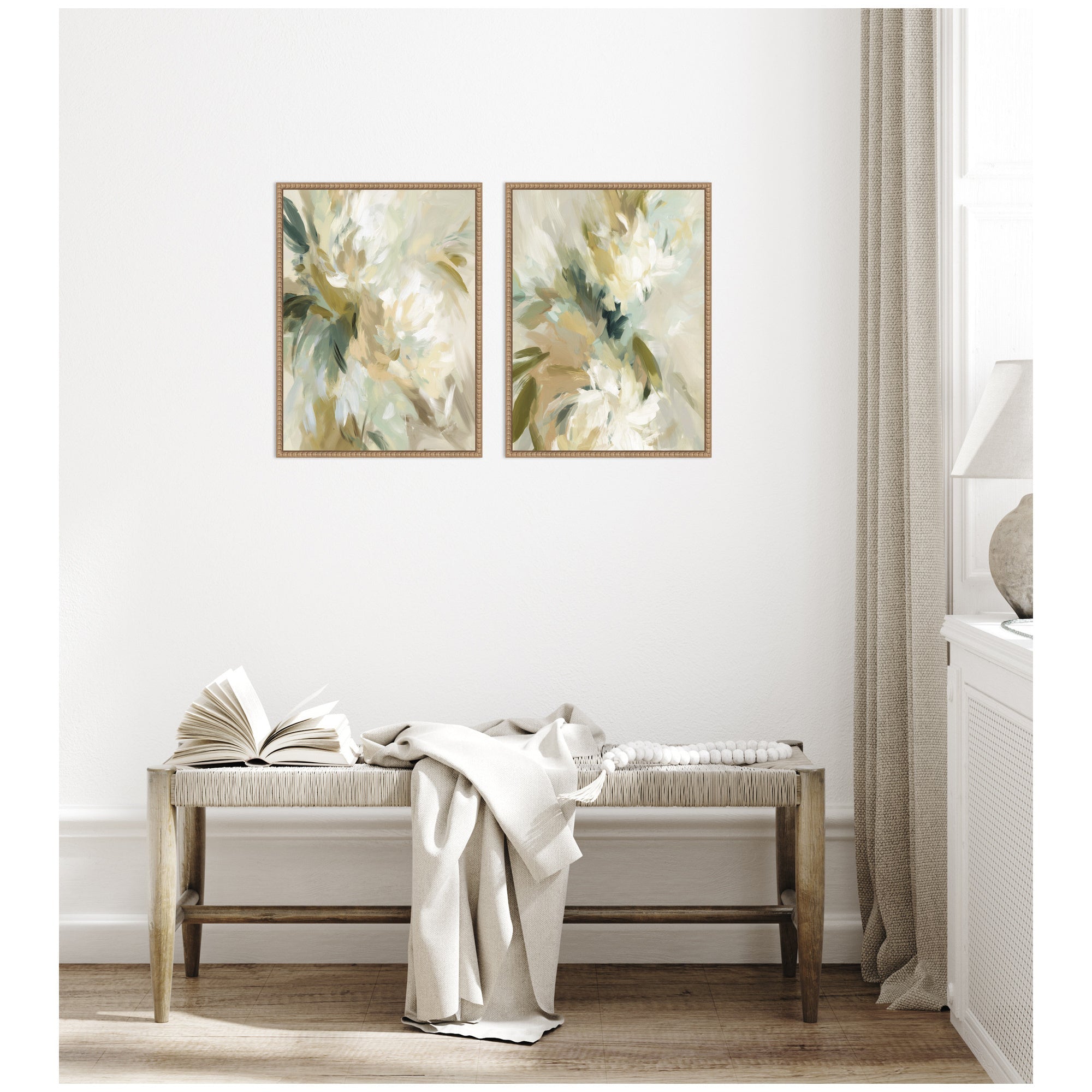 Garden No. 1 & No. 2 2 Piece Framed Canvas Wall Art Set by Amy Lighthall