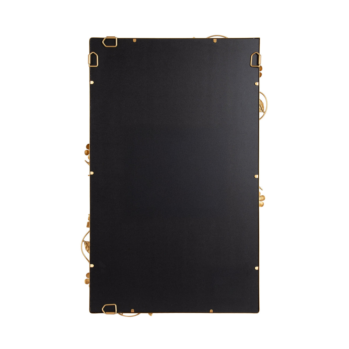 Rosella Floral Rectangular Mirror Metal