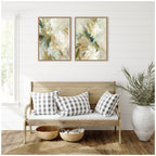 Garden No. 1 & No. 2 2 Piece Framed Canvas Wall Art Set by Amy Lighthall