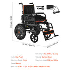 Motivo Foldable Lightweight Electric Wheelchair With One-Button Folding And One-Hand Operation (SAK48215)
