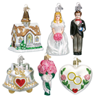 Old World Christmas Wedding  Ornament Collection