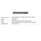 Full-Body Dual-Chip Clinical-Grade Red Light Therapy Panel (SAK63480)