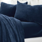 Solid Plush Sheet - Velvet Luxe Collection