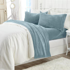 Solid Plush Sheet - Velvet Luxe Collection