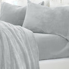 Solid Plush Sheet - Velvet Luxe Collection