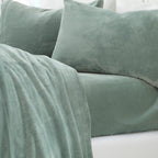 Solid Plush Sheet - Velvet Luxe Collection