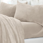 Solid Plush Sheet - Velvet Luxe Collection