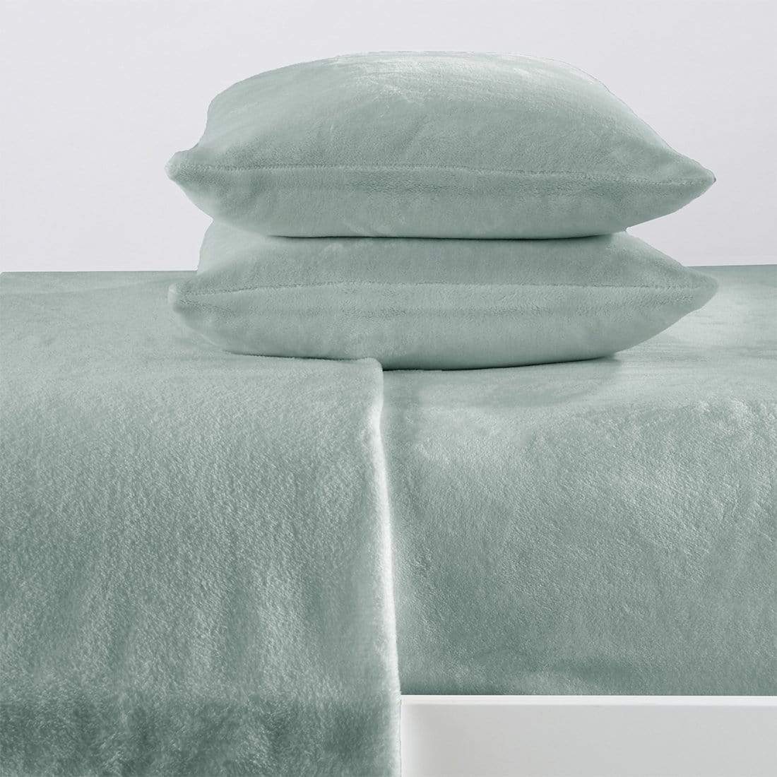 Solid Plush Sheet - Velvet Luxe Collection