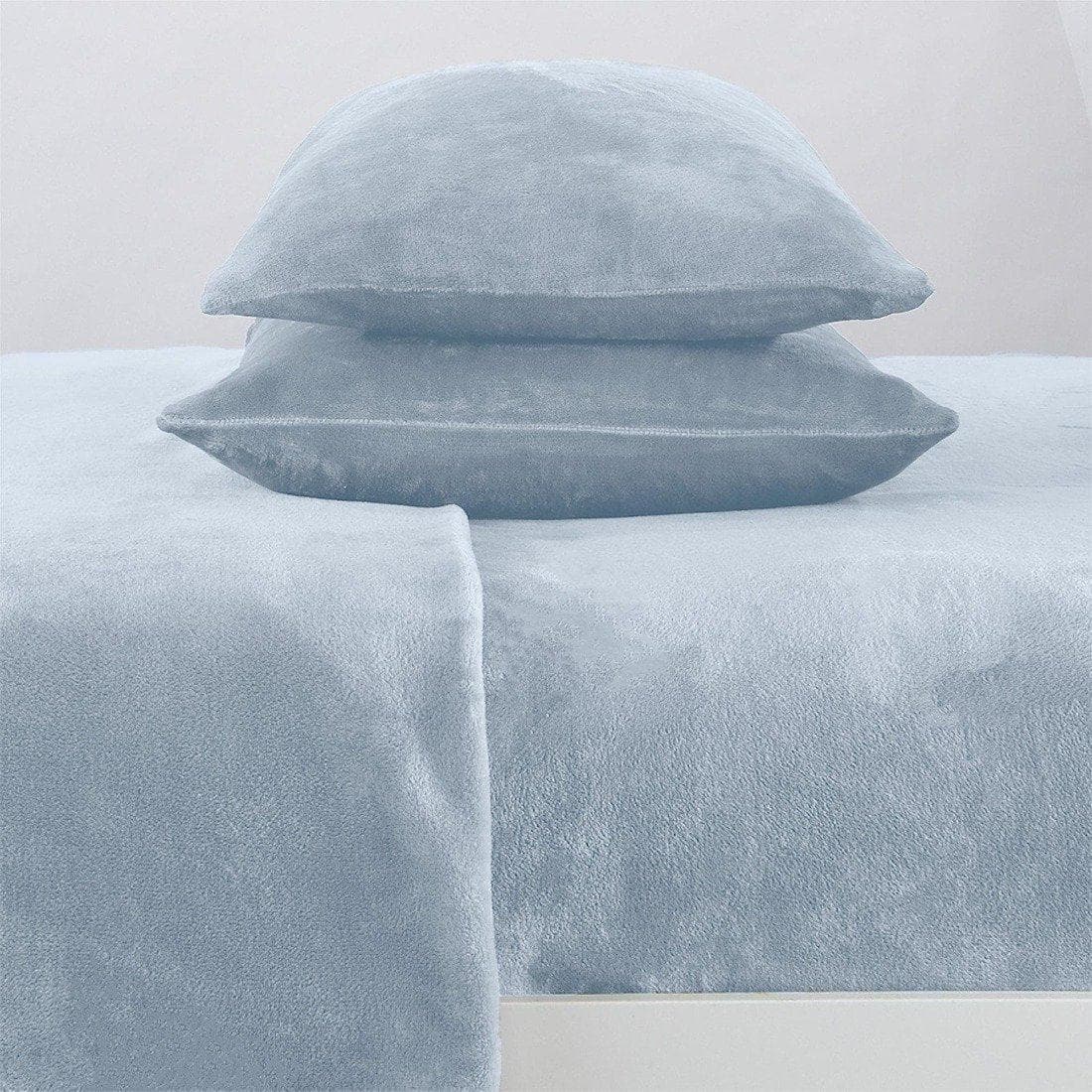 Solid Plush Sheet - Velvet Luxe Collection