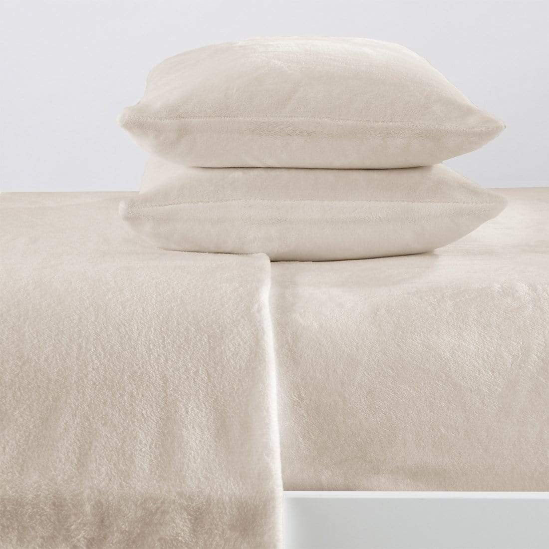 Solid Plush Sheet - Velvet Luxe Collection