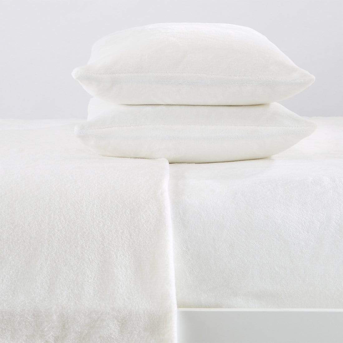 Solid Plush Sheet - Velvet Luxe Collection