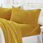 Solid Plush Sheet - Velvet Luxe Collection