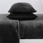 Solid Plush Sheet - Velvet Luxe Collection