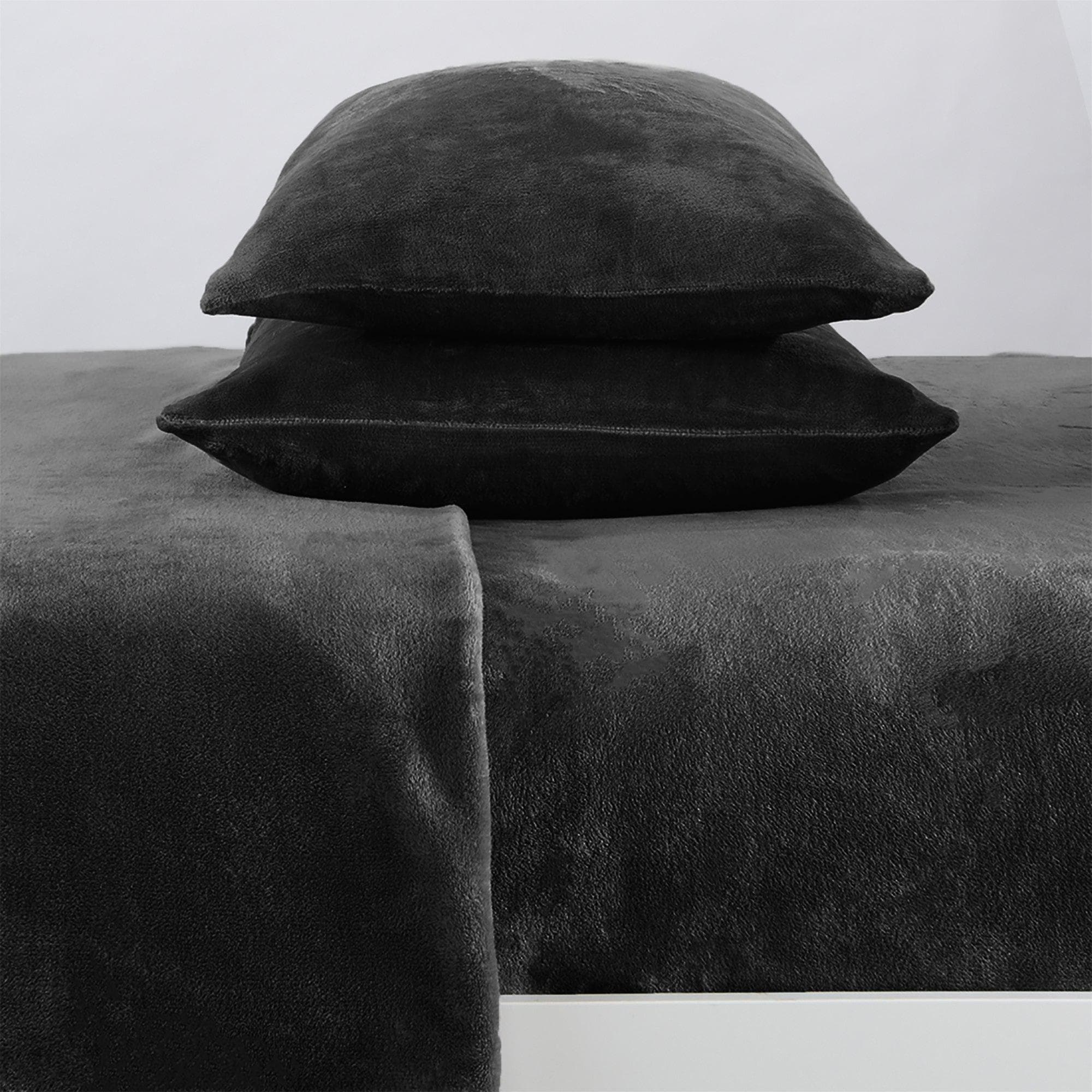 Solid Plush Sheet - Velvet Luxe Collection