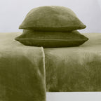 Solid Plush Sheet - Velvet Luxe Collection