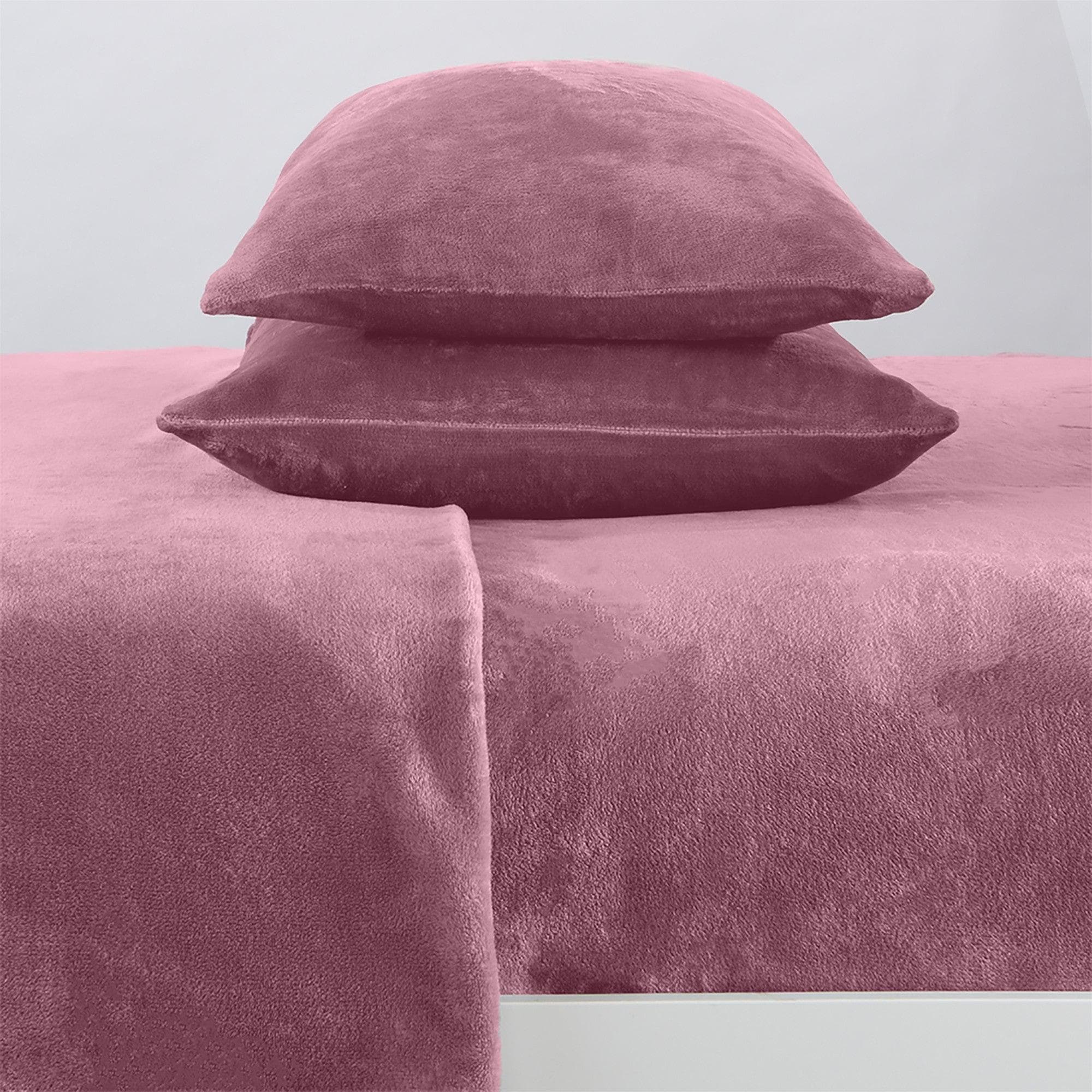 Solid Plush Sheet - Velvet Luxe Collection