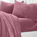 Solid Plush Sheet - Velvet Luxe Collection