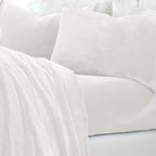 Solid Plush Sheet - Velvet Luxe Collection