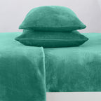Solid Plush Sheet - Velvet Luxe Collection